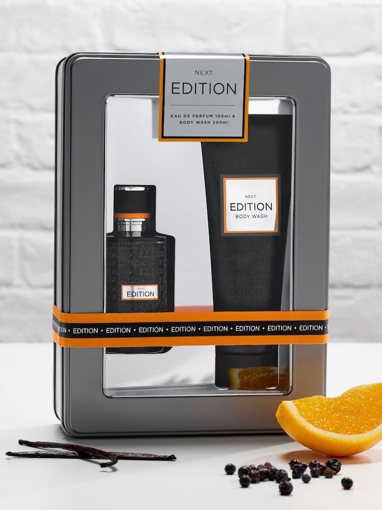 Edition 100ml Eau de Parfum & 200ml Hair and Body Wash Tin Gift Set - Image 1 of 4 Edition 100ml Eau de Parfum & 200ml Hair and Body Wash Tin Gift Set - Image 1 of 4