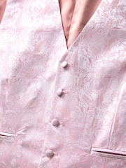 Pink Regular Fit Occasion Waistcoat - Image 2 of 4