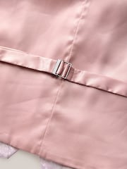 Pink Regular Fit Occasion Waistcoat - Image 3 of 4