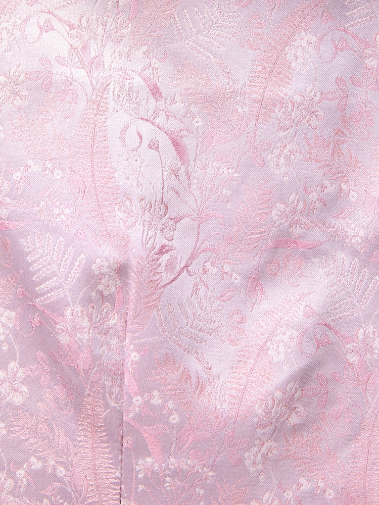 Pink Regular Fit Occasion Waistcoat - Image 4 of 4