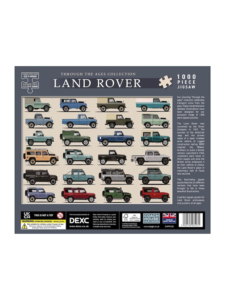 Coach House Partners Land Rover 1000 Piece Jigsaw Puzzle - Image 4 of 4