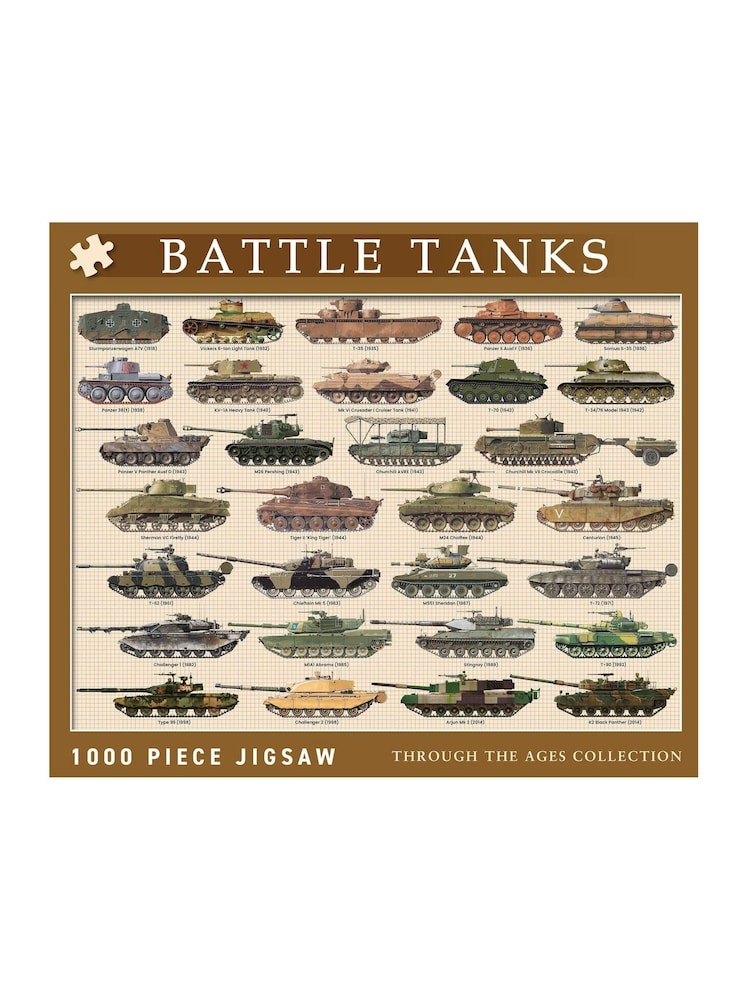 Coach House Partners Tanks 1000 Piece Jigsaw Puzzle - Image 2 of 4