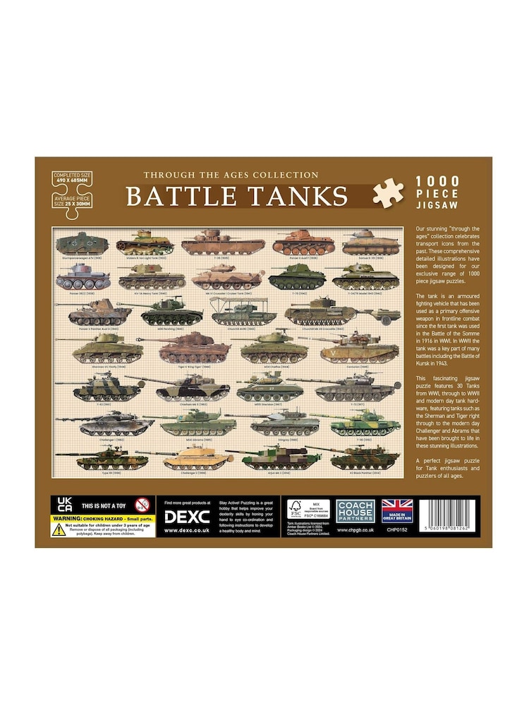 Coach House Partners Tanks 1000 Piece Jigsaw Puzzle - Image 4 of 4
