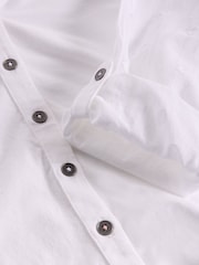 White Stuff White Annie Mix Jersey 100% Organic Cotton Shirt - Image 6 of 6