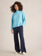 White Stuff Blue Cleo Jumper - Image 1 of 6