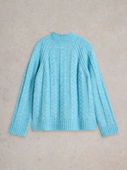 White Stuff Blue Cleo Jumper - Image 5 of 6