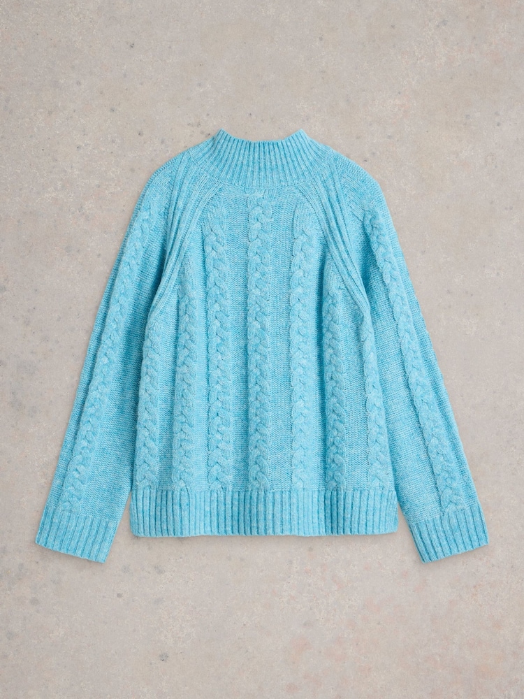 White Stuff Blue Cleo Jumper - Image 5 of 6