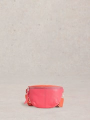 White Stuff Pink Mini Sebby Leather Sling Bag - Image 2 of 4