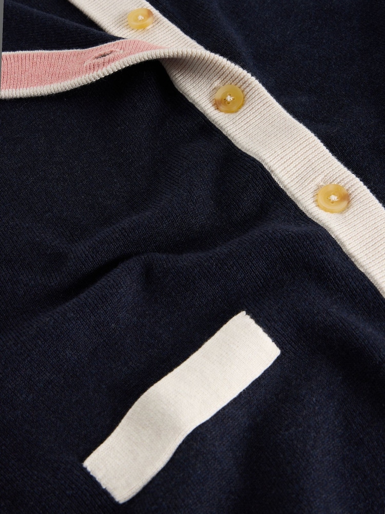 White Stuff Blue Cotton Charlotte Cardigan - Image 6 of 6 White Stuff Blue Cotton Charlotte Cardigan - Image 6 of 6