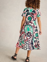 White Stuff Black Rua Jersey Shirt Dress - Image 2 of 6