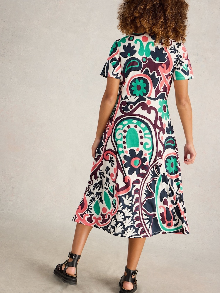 White Stuff Black Rua Jersey Shirt Dress - Image 2 of 6