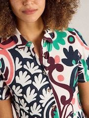 White Stuff Black Rua Jersey Shirt Dress - Image 4 of 6