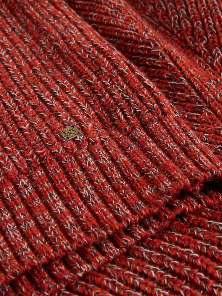 White Stuff Red Rye Twisted Crew Neck Jumper - Image 6 of 6