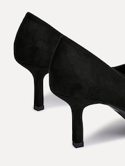 Linzi Black Suede Kat Closed Court Stiletto Heels - Image 5 of 5