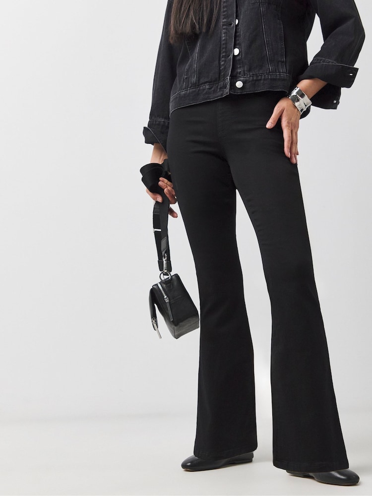 JD Williams Black Bootcut Jeggings 2 Pack - Image 4 of 4