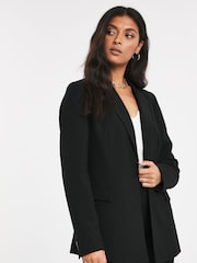JD Williams Black PVL Blazer - Image 1 of 5