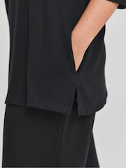 Simply Be Black Soft Touch Side Pocket Tunic - Image 4 of 4