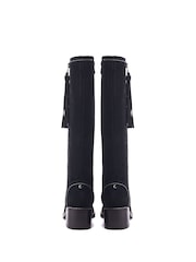 Moda in Pelle Rodell Chunky Side Zip Long Boots - Image 3 of 4