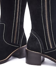 Moda in Pelle Rodell Chunky Side Zip Long Boots - Image 4 of 4