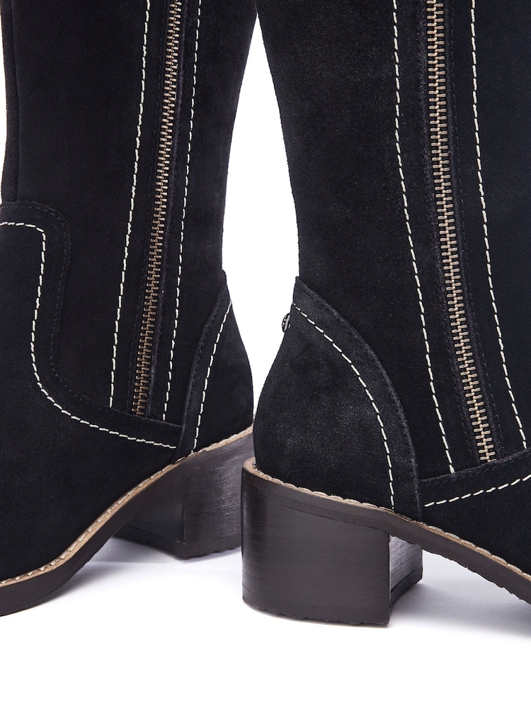Moda in Pelle Rodell Chunky Side Zip Long Boots - Image 4 of 4