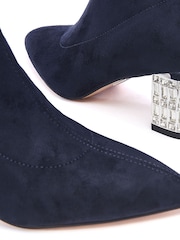 Moda in Pelle Glitz Heel Stretch Top Boots - Image 4 of 4
