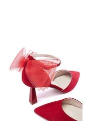 Moda in Pelle Hayzel Back Bow Detail Court Shoes - Image 4 of 4