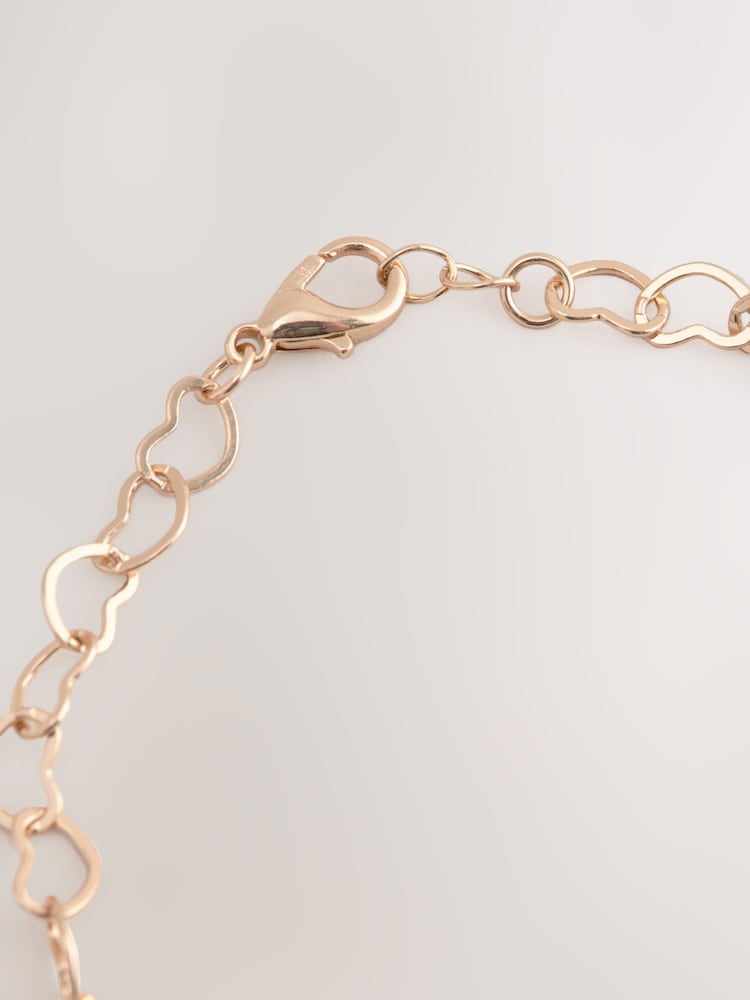 Gold Tone Heart Locket Necklace - Image 3 of 3