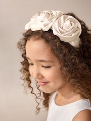 Cream Rose Headband - Image 1 of 6