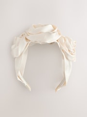Cream Rose Headband - Image 3 of 6
