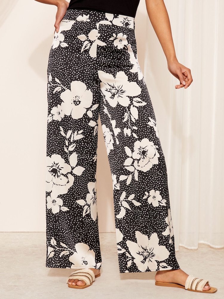Friends Like These Satinhose mit weitem Bein und elastischem Bund - Bild 5 von 5 Friends Like These Satinhose mit weitem Bein und elastischem Bund - Bild 5 von 5