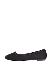 Friends Like These Black Slipper Cut Ballet Pumps - Image 4 of 4