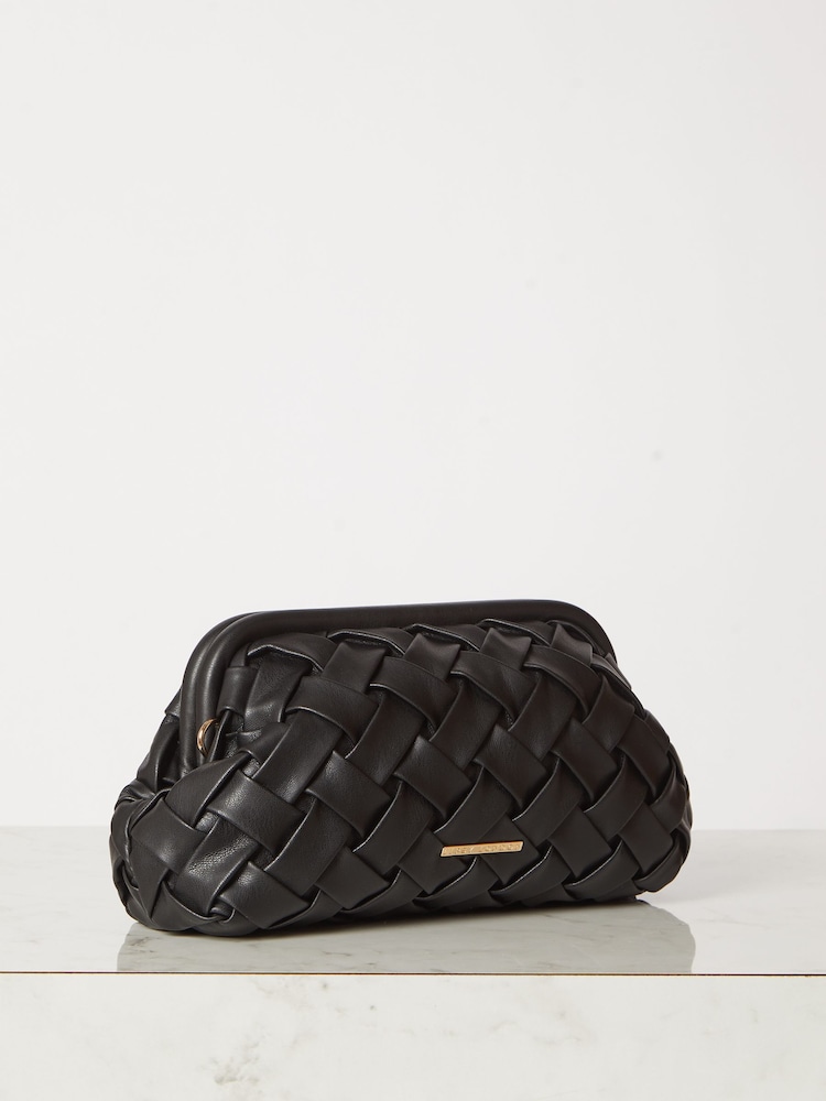 Lipsy Black Pouch Clutch Bag - Image 2 of 4