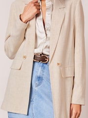 Lipsy Natural Relaxed Blazer - Image 5 of 5