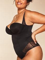 Lipsy Black Sculpt Tummy Control Wear Your Own Bra Shapewear Body - Image 3 of 7