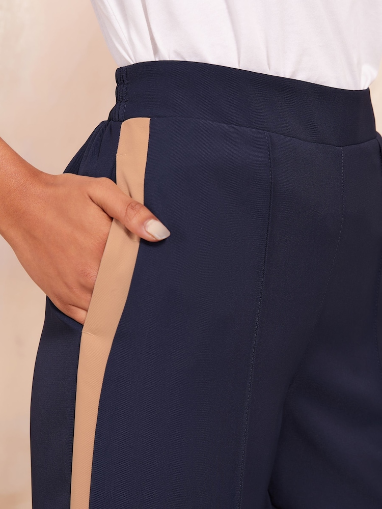 Friends Like These Blue Side Stripe Utility Trousers - Image 4 of 4