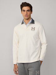 Blanco - Camiseta de rugby para hombre de Hackett - Imagen 3 de 6