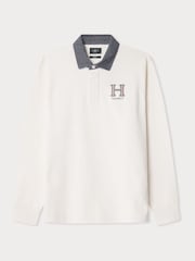 Blanco - Camiseta de rugby para hombre de Hackett - Imagen 4 de 6