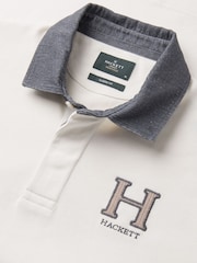 Blanco - Camiseta de rugby para hombre de Hackett - Imagen 6 de 6