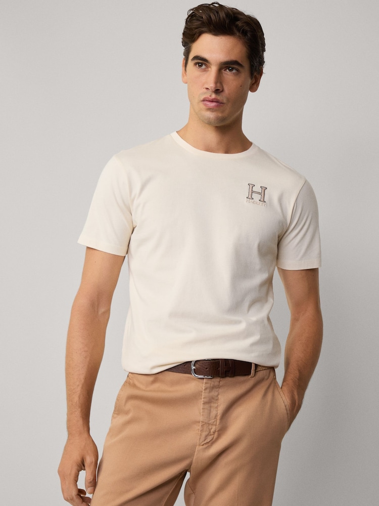 Weiß - Hackett Mens T-Shirt - Bild 1 von 8