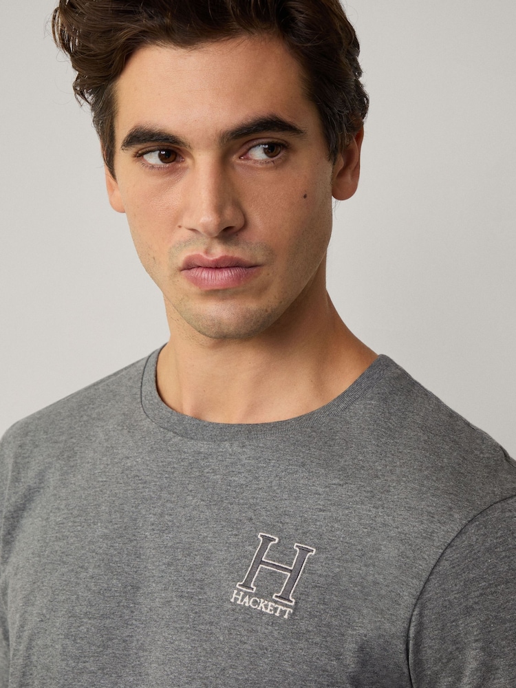 Grau - Hackett Mens T-Shirt - Bild 2 von 7