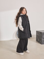 Black Padded Gilet (3-16yrs) - Image 1 of 9