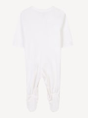 Chloé Baby Logo White Sleepsuit and Hat Set With Giftbox - Image 2 of 5