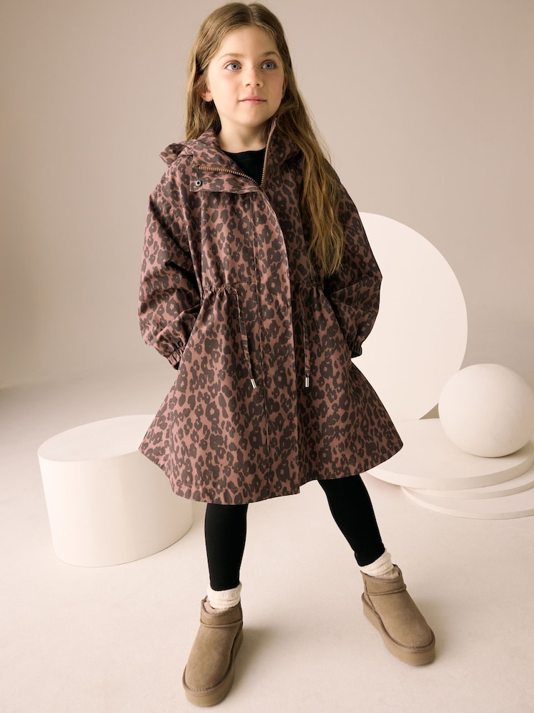 Animal Print Waterproof Skirted Cagoule Jacket (3-16yrs) - Image 1 of 10
