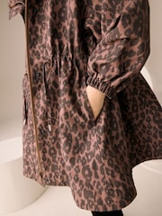 Animal Print Waterproof Skirted Cagoule Jacket (3-16yrs) - Image 4 of 10