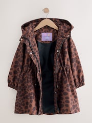 Animal Print Waterproof Skirted Cagoule Jacket (3-16yrs) - Image 7 of 10