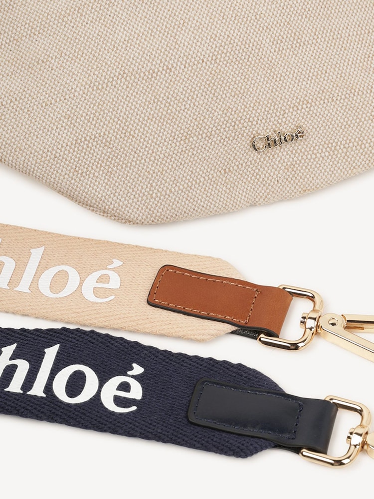 Chloé Natural Logo Cross-Body Bag With Interchangable Strap - Image 8 of 8
