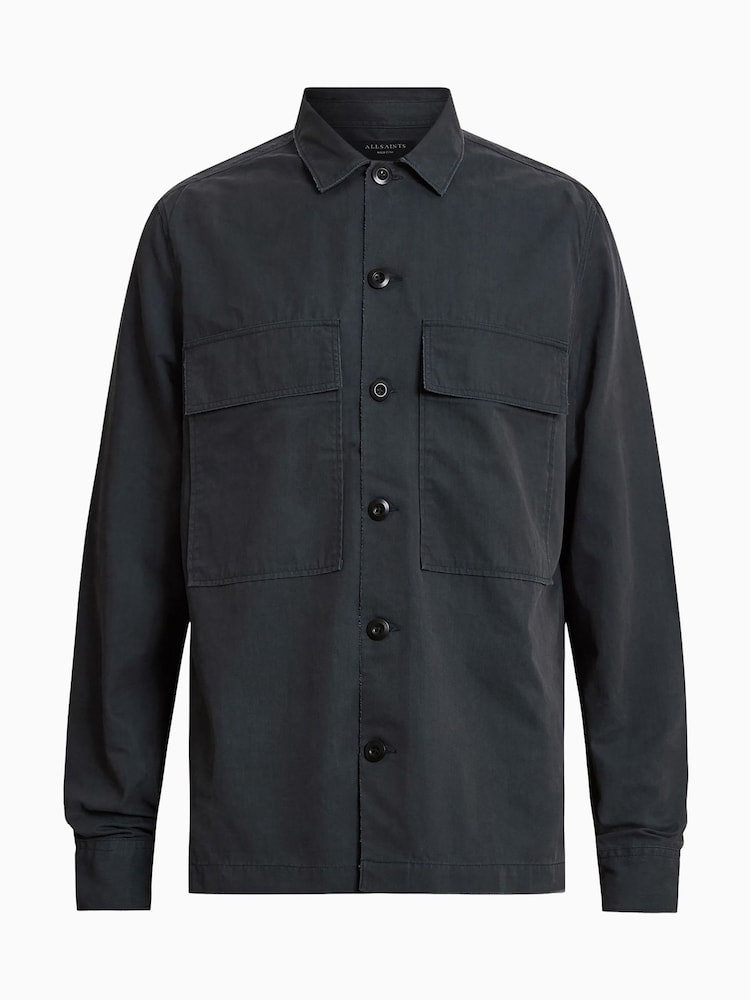 AllSaints Sanpha Long Sleeve Shirt - Изображение 7 из 7
