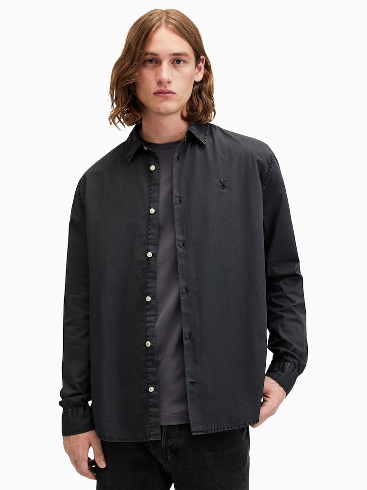 AllSaints Tahoe Long Sleeve Shirt - Изображение 1 из 7