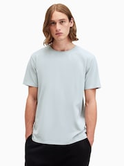 AllSaints Green Bodega Shortsleeves Crew T-Shirt - Image 1 of 6