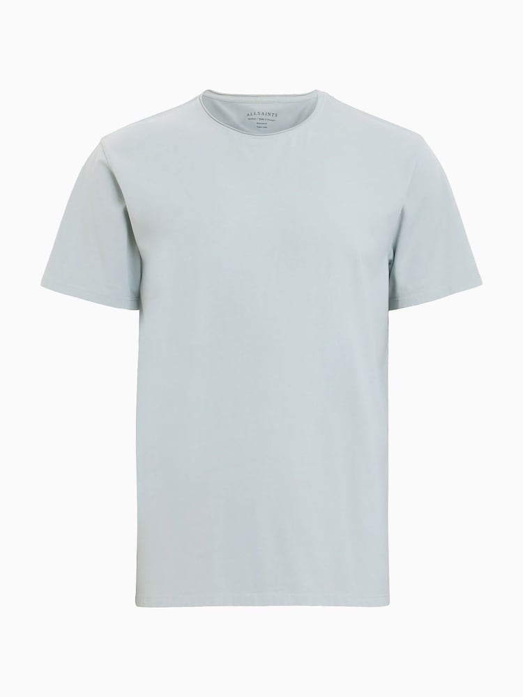 AllSaints Green Bodega Shortsleeves Crew T-Shirt - Image 6 of 6